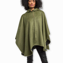 Unisex | Mao Suri Cape | Hunter / Dark Grey