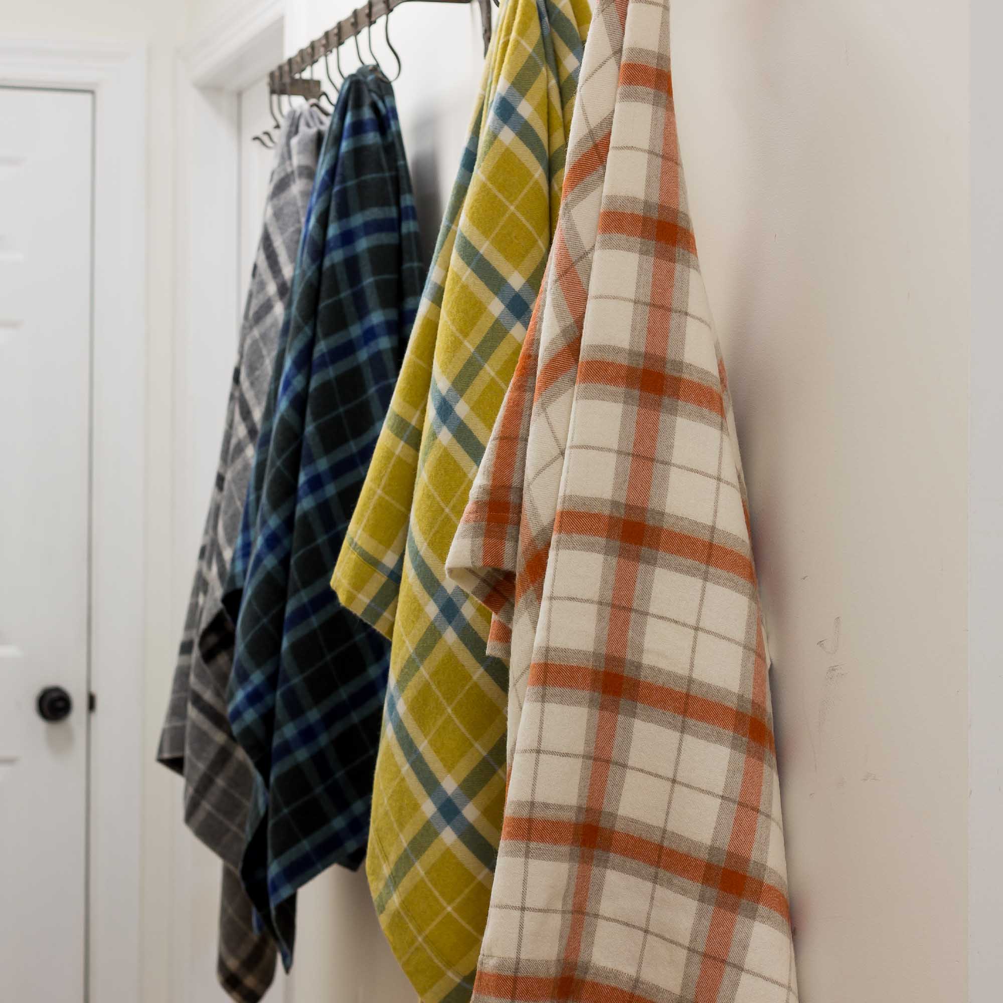 Aberdeen Throw | French Yellow / Teal