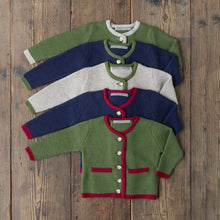 Kids | Salzburg Cardigan | Navy / Scarlet