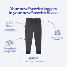 Chilluxe Brushed Fleece Joggers | Charcoal