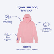 Modal French Terry House Hoodie | Flamingo