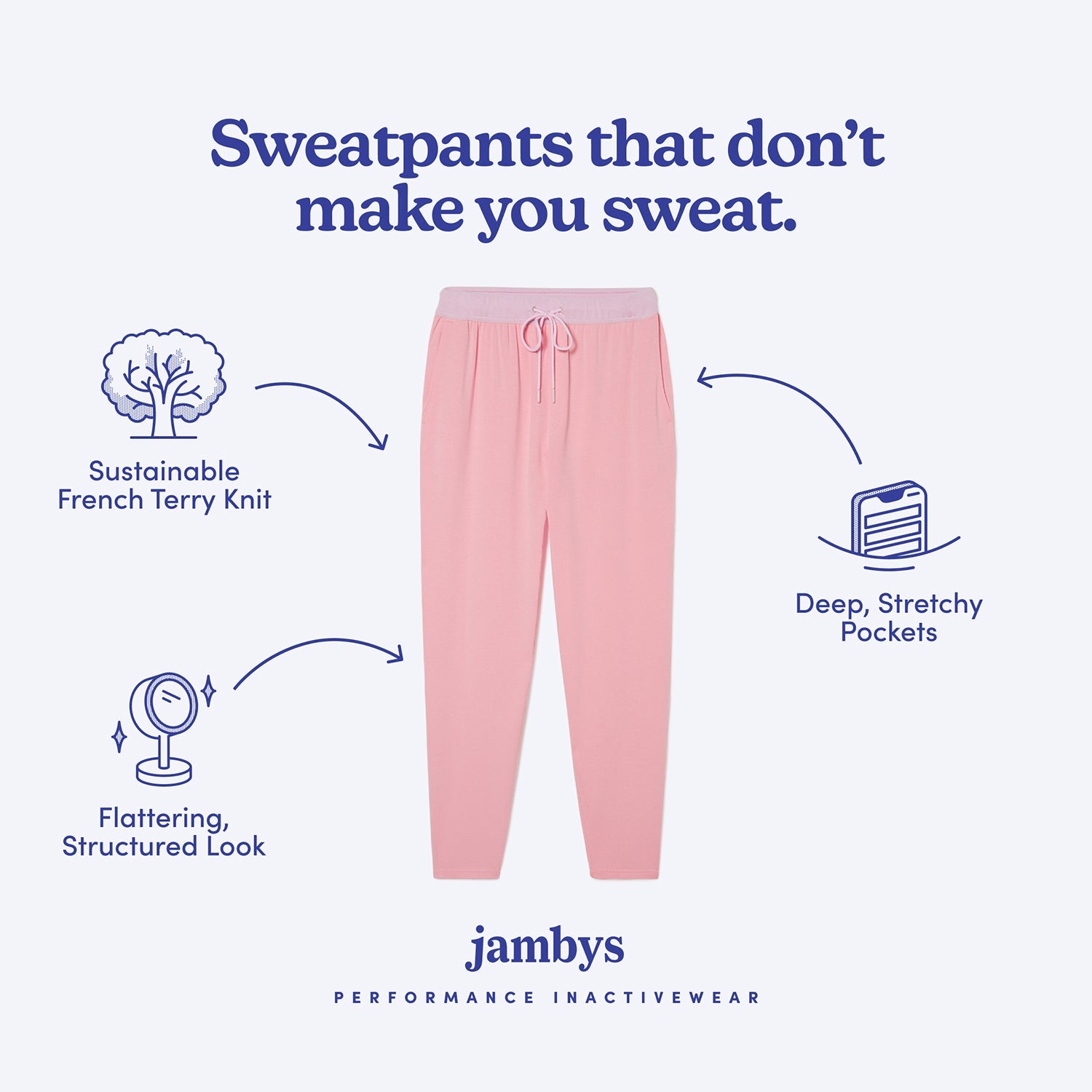 Modal French Terry Long House Shorts | Flamingo/Taffy