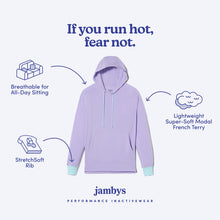 Modal French Terry House Hoodie | Lavender/Mint