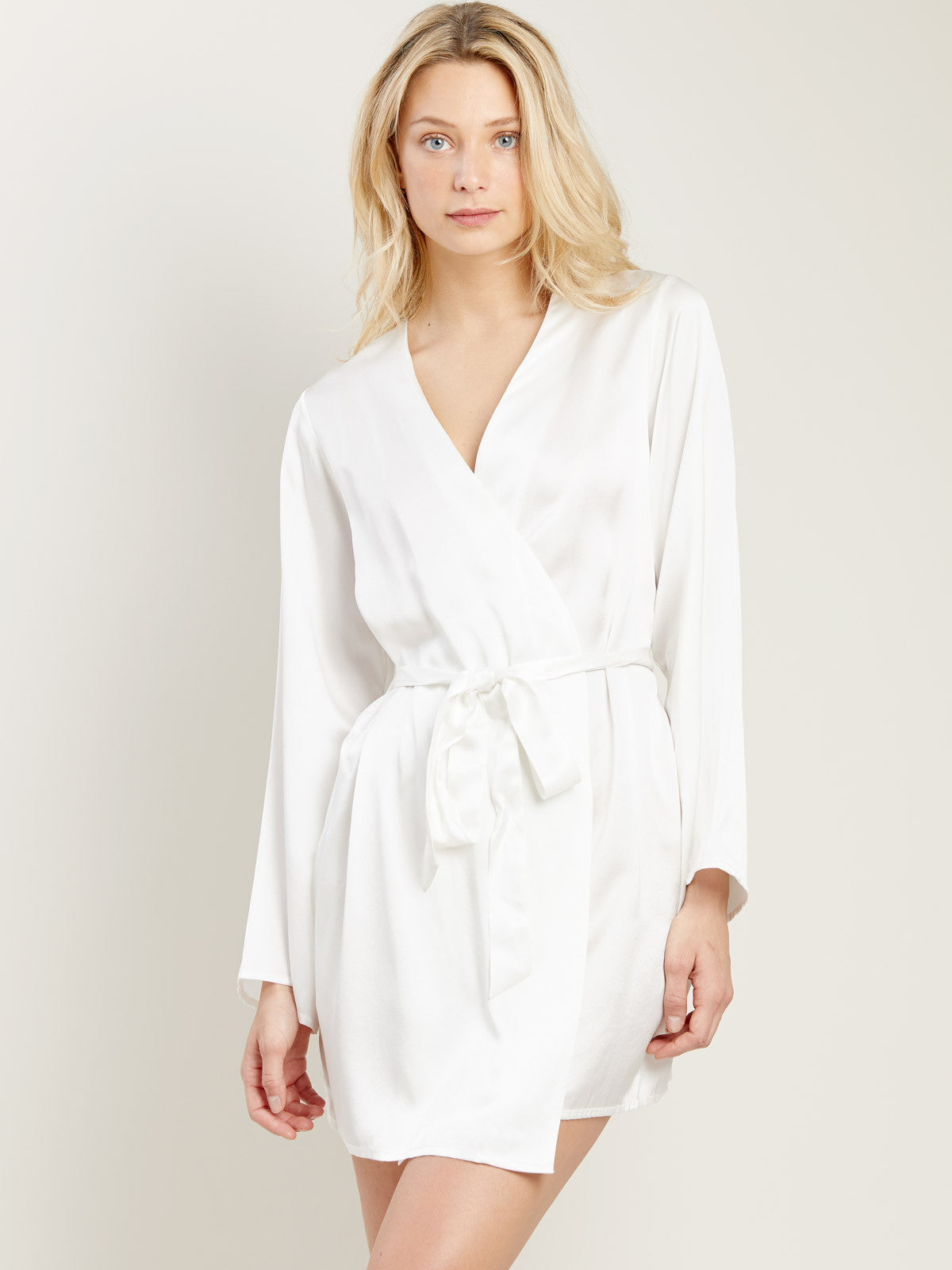 Langley Robe in Chalk by Morgan Lane