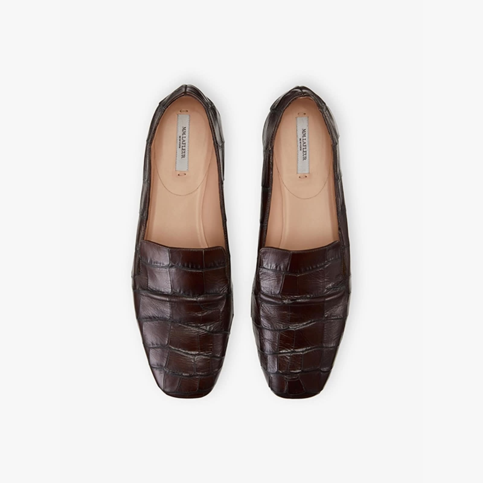 Women | Grace Loafer - Embossed Croc | Brown