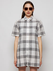 Women | Lisa Marie Fernandez | Tennis Playsuit And White Check | Black