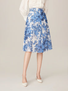 Printed Dress | Blue