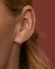 The Dreamy Hoops | 14K Yellow Gold | 0.09 CT Real Diamonds