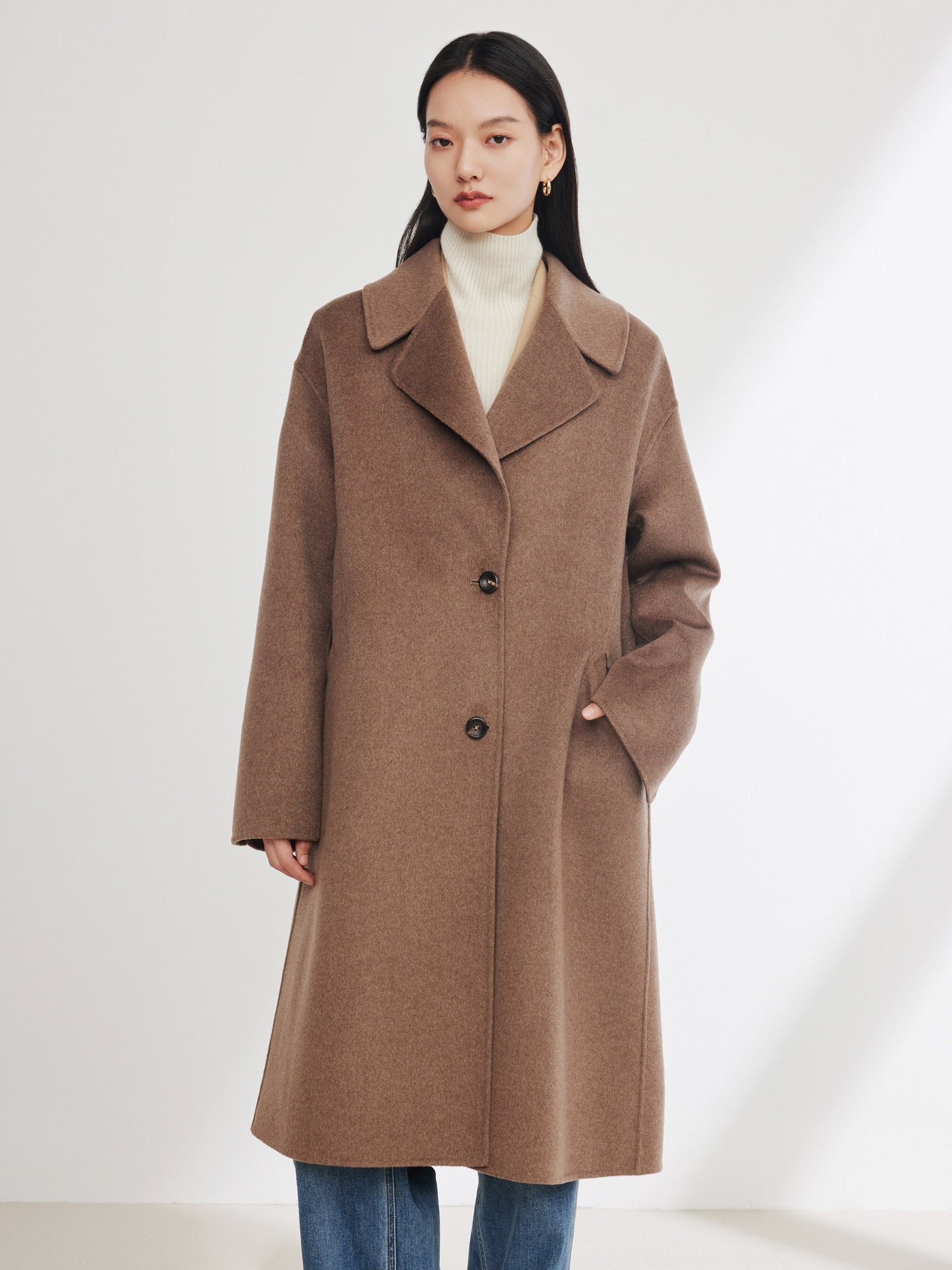 Cashmere Coat Coat | Brown
