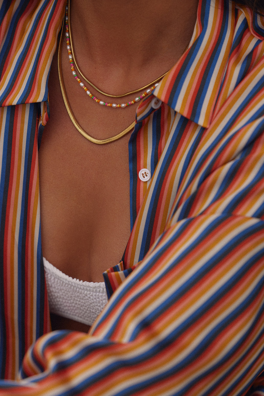 Lahaina Pearl Necklace  | Sivan Ayla x Luv Aj | 18K Gold Plated