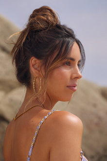 Hanalei Twisted Hoops | Sivan Ayla x Luv Aj | 18K Gold Plated