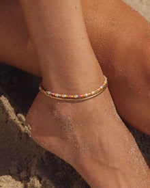 Lahaina Pearl Anklet Set | Sivan Ayla x Luv Aj | 18K Gold Plated