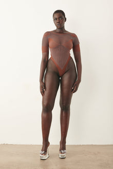 Vivian Bodysuit | Old Money Brown