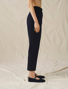 Womens | The High-Waisted Knit Pant | Midnight
