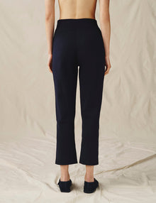 Womens | The High-Waisted Knit Pant | Midnight