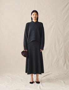 Womens | The Knit Skirt | Anthracite