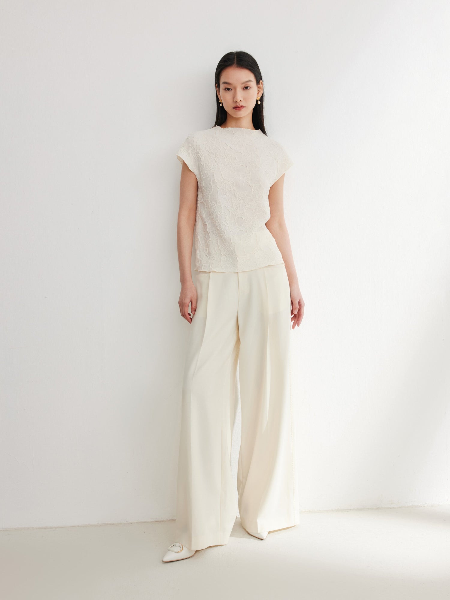 Cap Sleeve Tee | Ivory