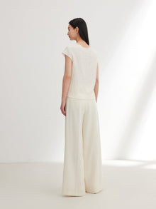 Cap Sleeve Tee | Ivory