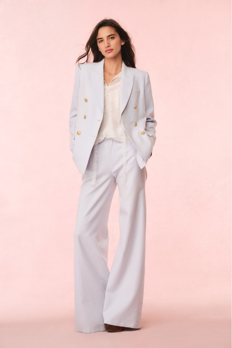 Reiser Wool-Blend Double-Breasted Blazer | Whispy Sea