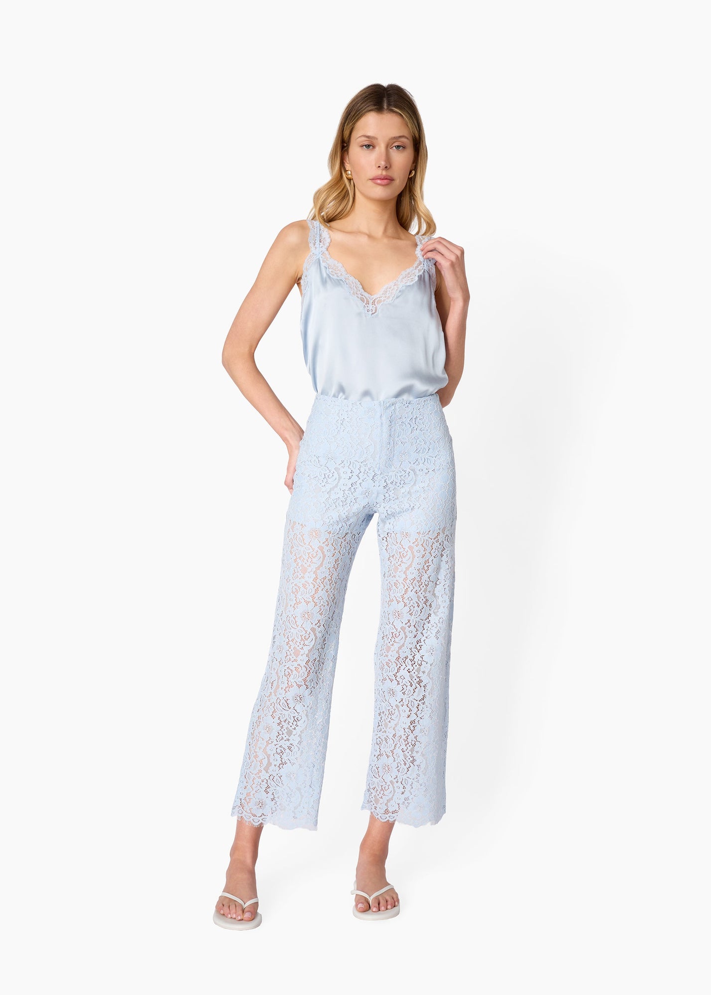 Zinaida Lace Pant | Dew