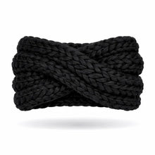 Lula Wool Knit Headband | Black