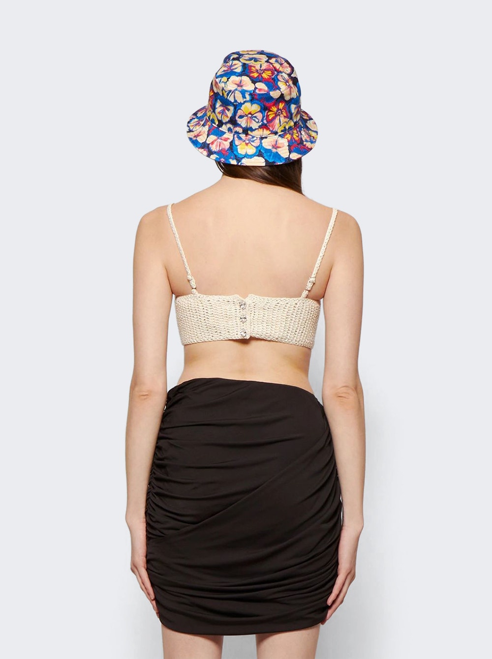 Women | Magda Butrym | Flower Cup Crochet Top | Cream