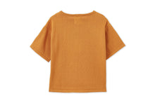 Unisex | Organic Cotton Knit Kimono Shirt | Dark Ochre
