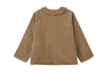 Unisex | Organic Corduroy Jacket | Beige - Natural Orange Plant Dye