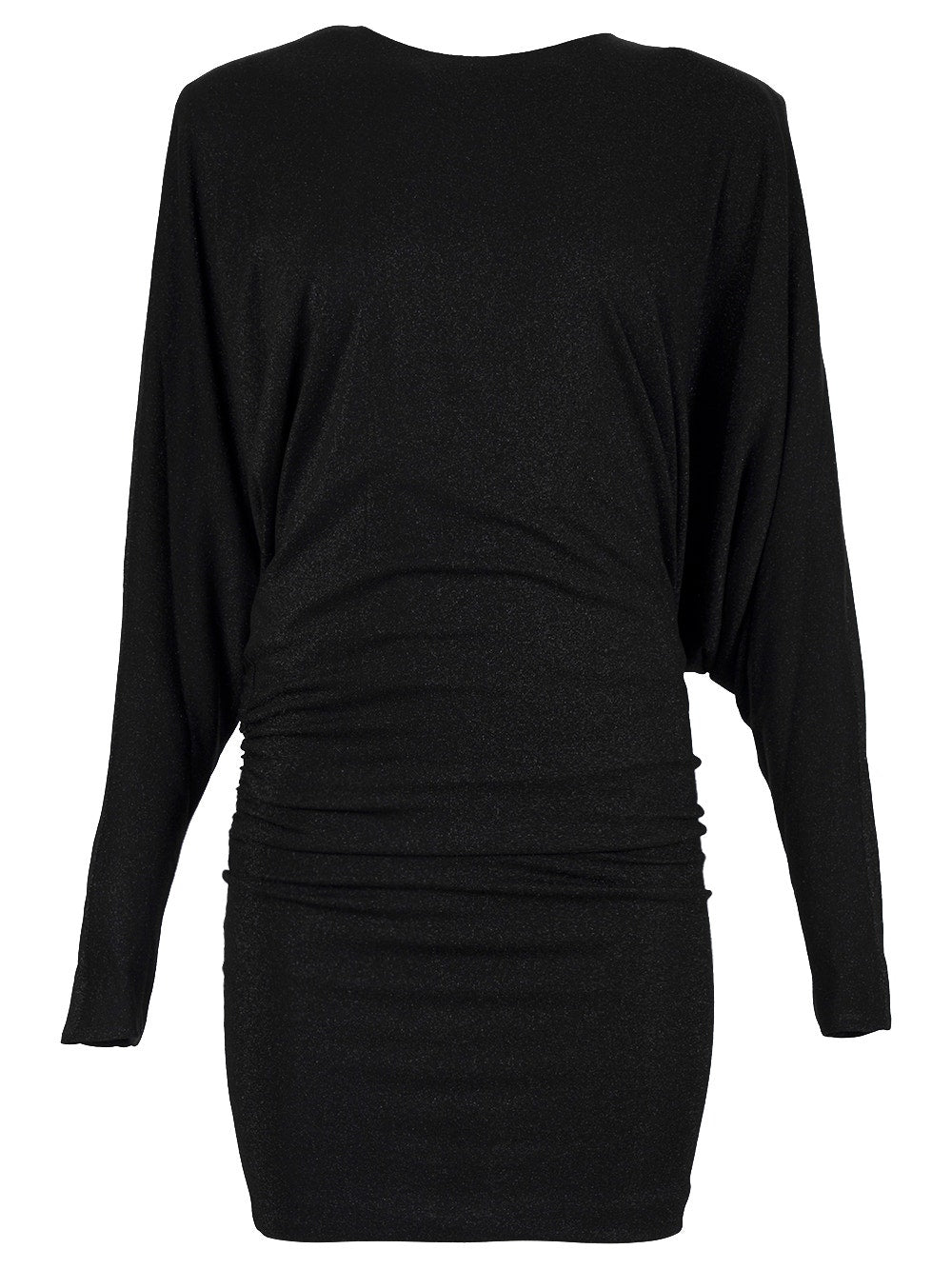 Alexandre Vauthier | Draped Lurex Mini Dress | Black
