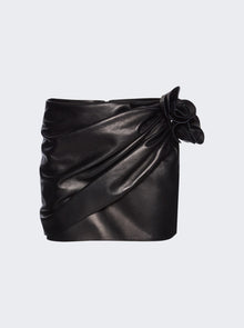Women | Magda Butrym | Draped Mini Skirt | Black