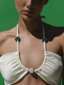 Kei Bikini Top | Silver