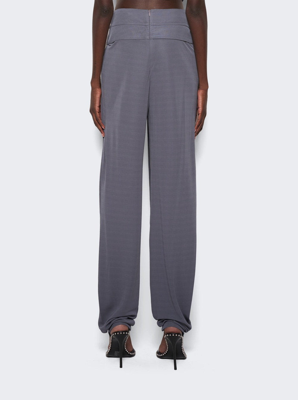 Women | Christopher Esber | Tie Waist Pant | Charcoal Grey