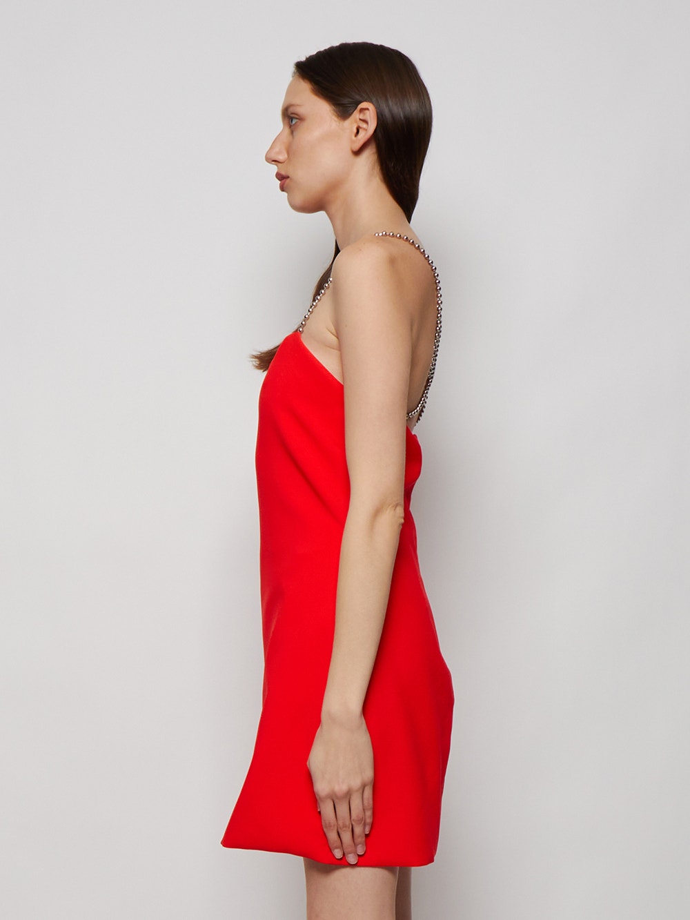 Women | The Attico | Fujiko Mini Dress | Lobster Red