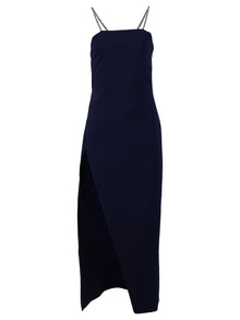 Women | The Attico | Fujiko Midi Dress | Navy Blue