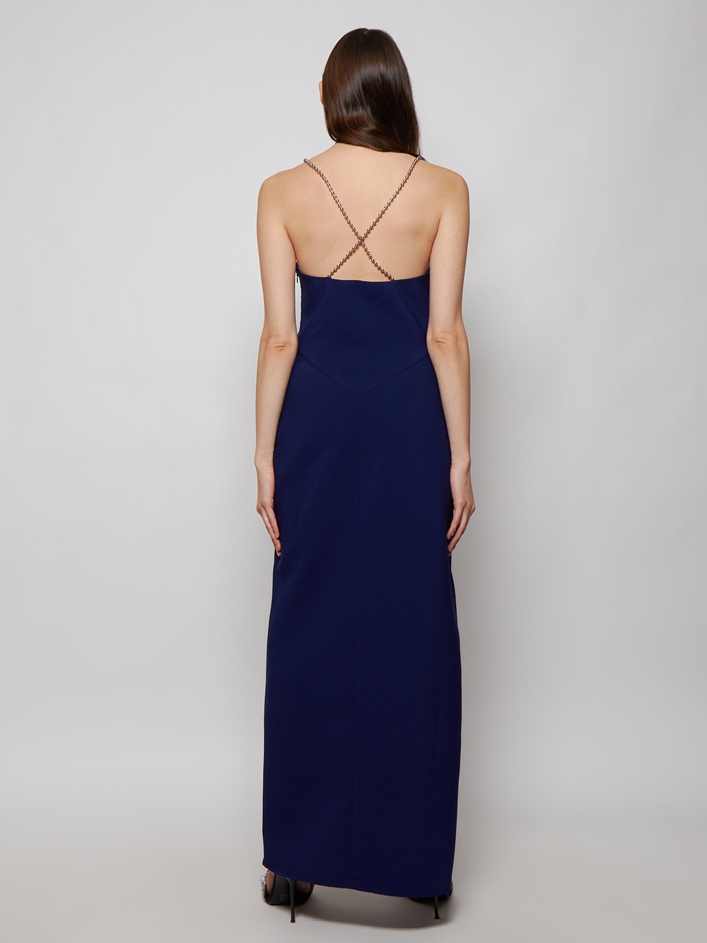 Women | The Attico | Fujiko Midi Dress | Navy Blue