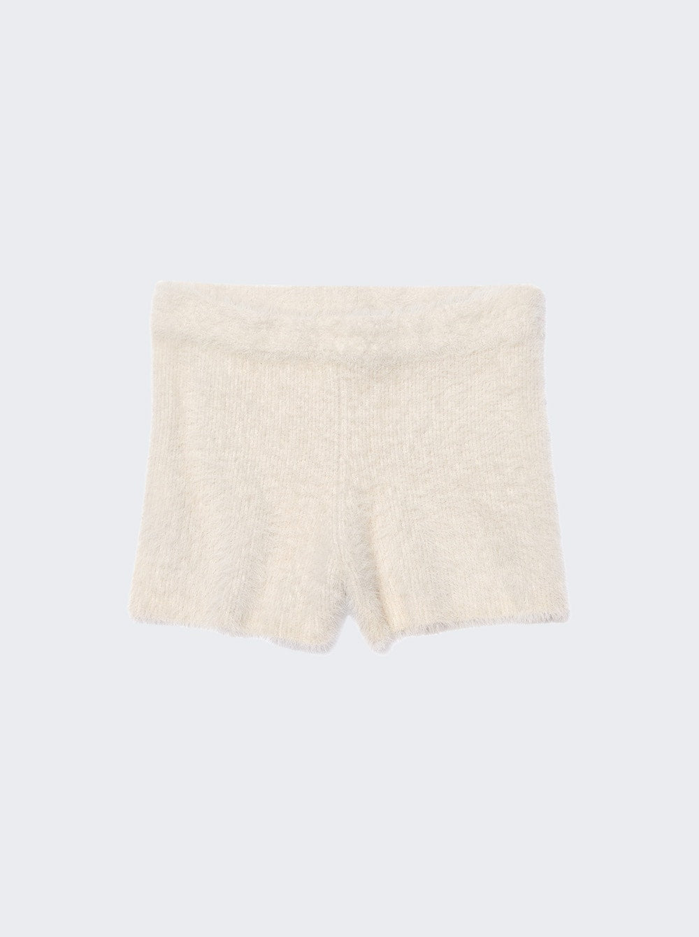 Women | Jacquemus | Le Short Neve Fluffy Bike Shorts | White