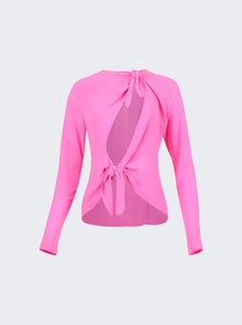 Women | The Attico | Zelda Blouse | Neon Fuchsia Pink