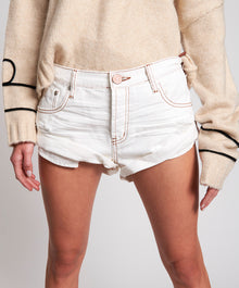 Bandits Low Waist Denim Shorts | Archived White Beauty