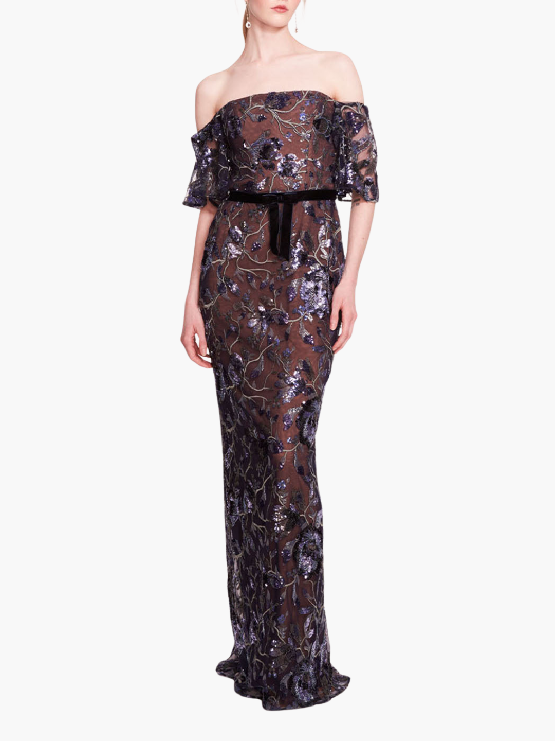 Climbing Vines Gown | Crystal Ocean