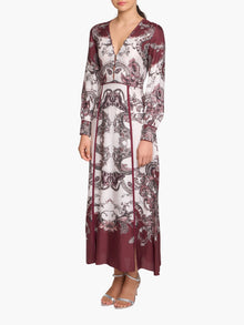 Garden of Eve Corded Twill Midi Dress | Blush Multi