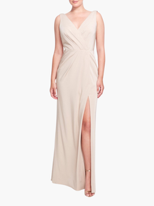 Turin Cowl Back Gown | Champagne