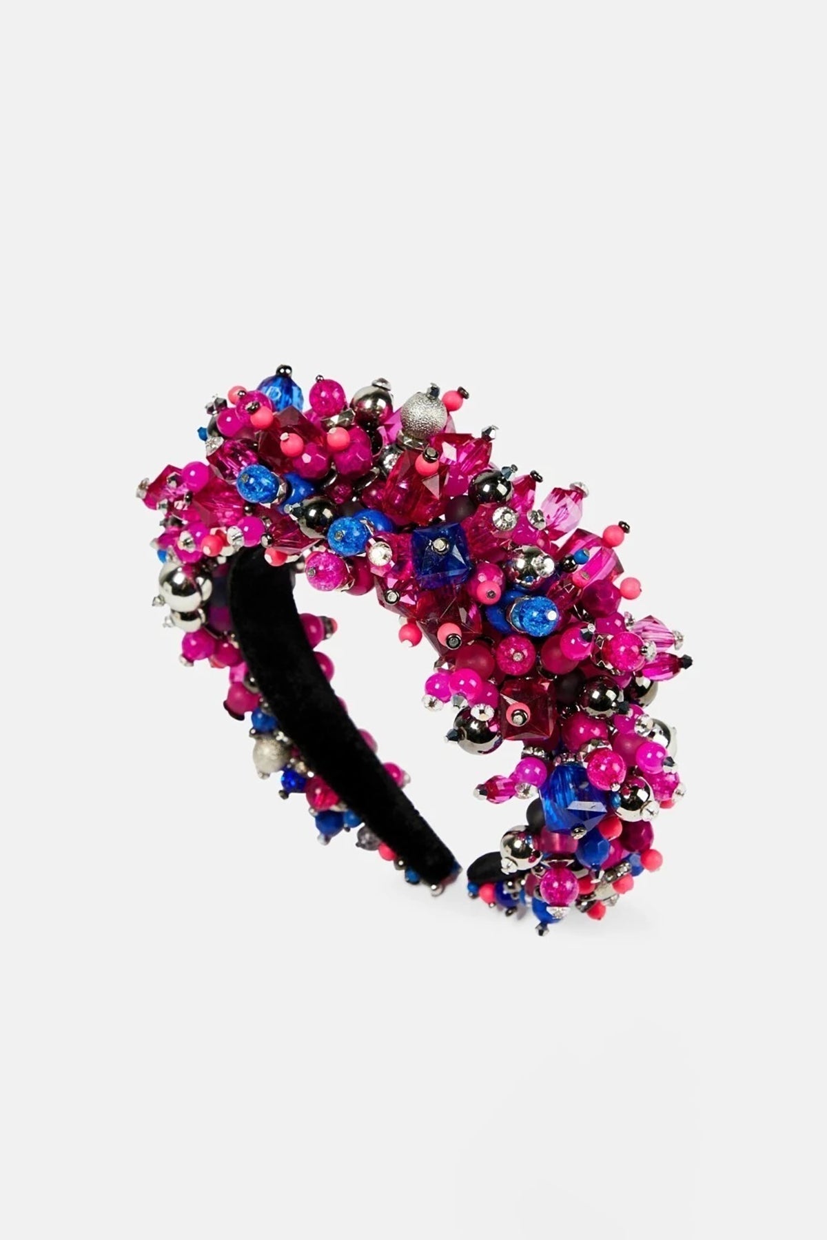 Crystal Grape Headband | Pink Multi
