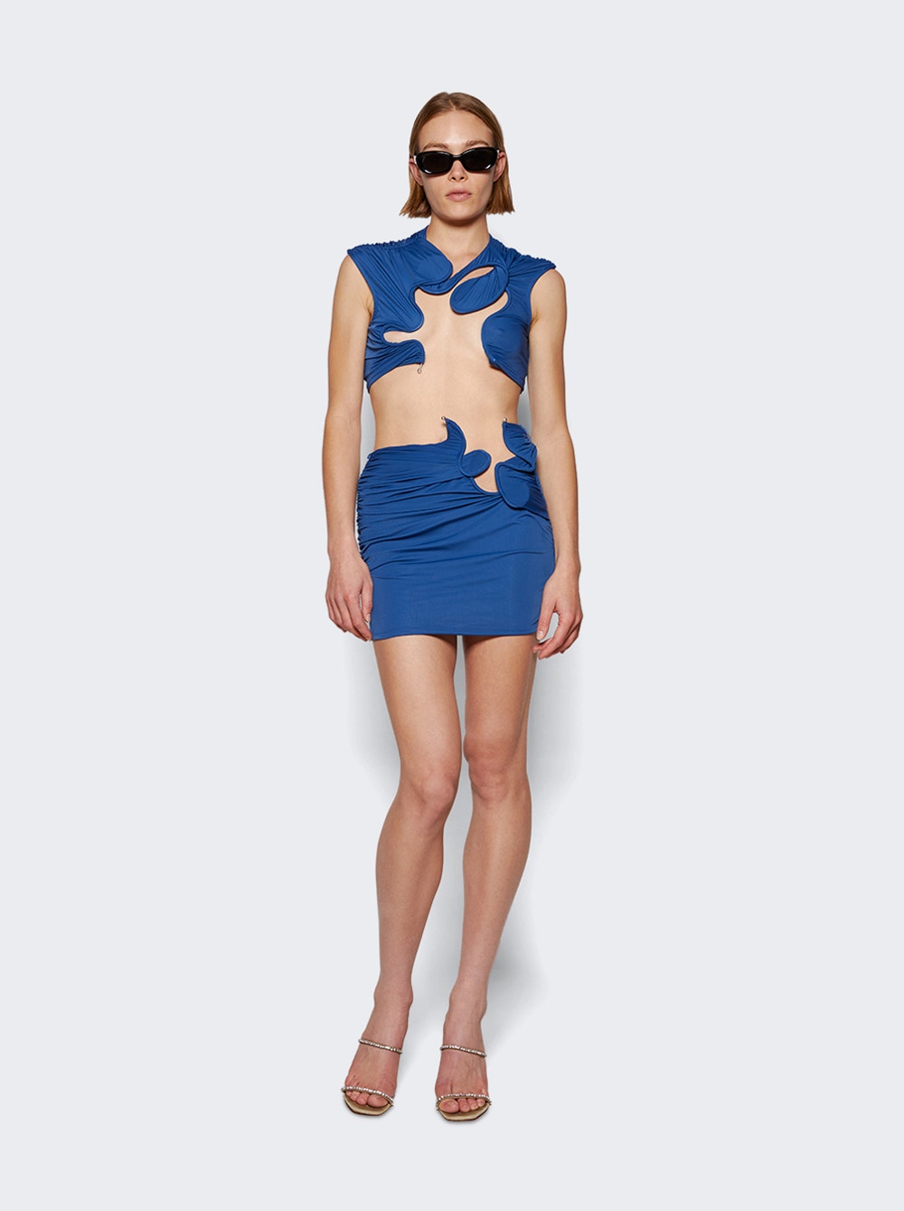Women | Christopher Esber | Venus Mini Skirt Iris | Blue