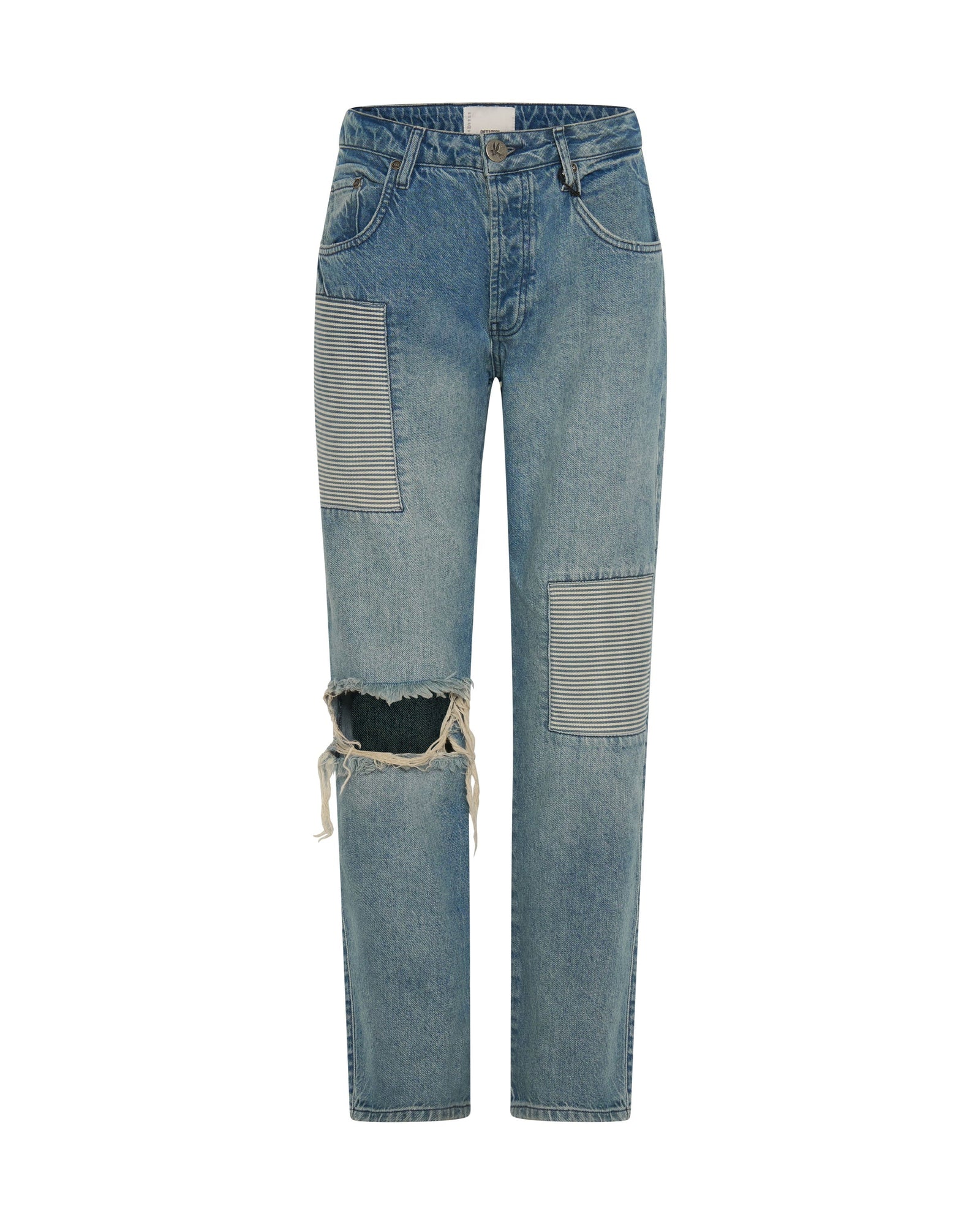 Truckers Mid Waist Straight Leg Denim Jeans | Federal