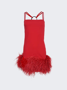 Women | The Attico | Fujiko Mini Dress | Red