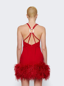 Women | The Attico | Fujiko Mini Dress | Red