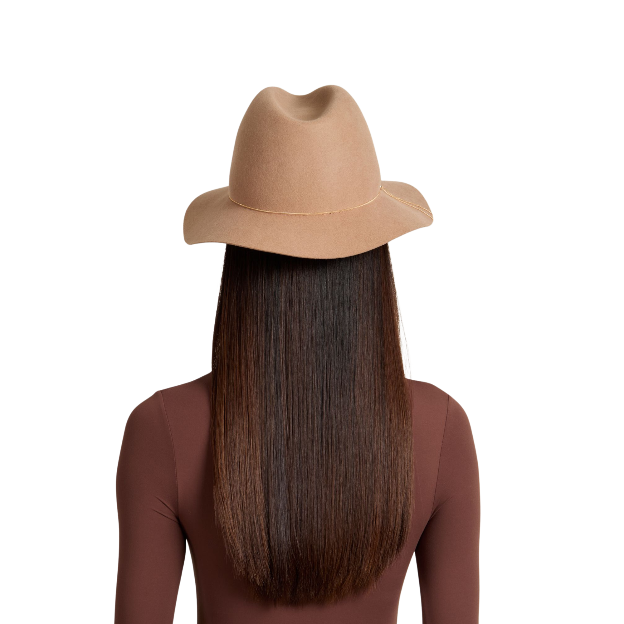 Sandy Wool Felt Fedora | Camel