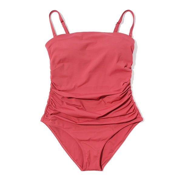 Swim Bandeau One Piece | Sunbaked (Red)