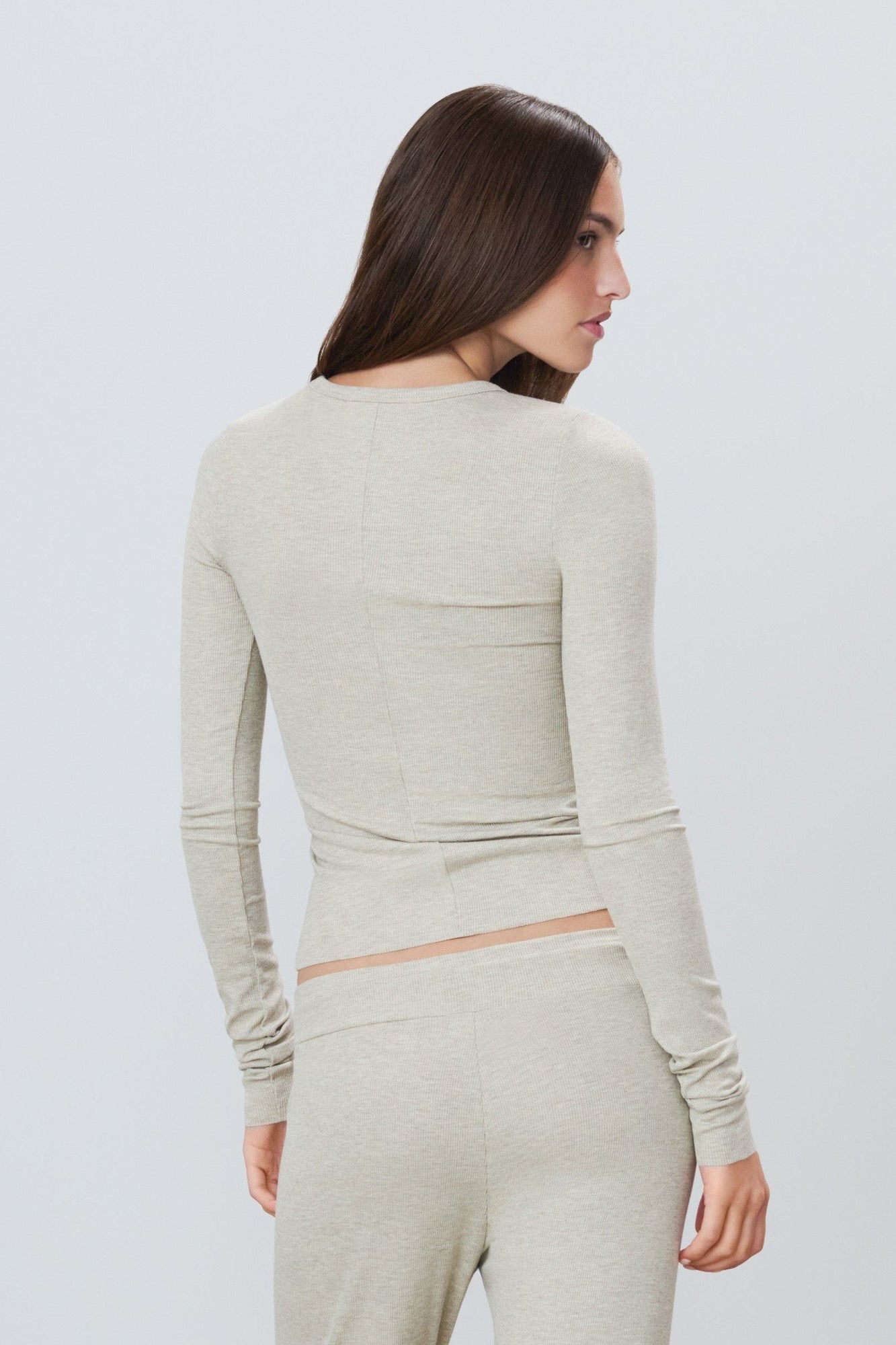 LONG SLEEVE FITTED TOP - ETERNE