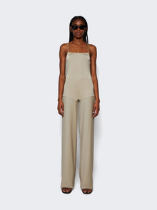 Christopher Esber | Talus Tailored Jumpsuit Taupe | Beige